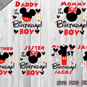Download Mickey Mouse Birthday Svg Etsy