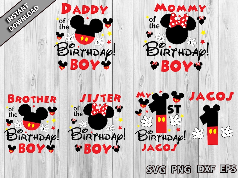 Download Birthday Party Svg Mickey Birthday Boy Svg Mickey Birthday Svg Disney Family Svg Disney Kids Birthday Svg Minnie Birthday Svg Clip Art Art Collectibles Runnindovetackandmore Com