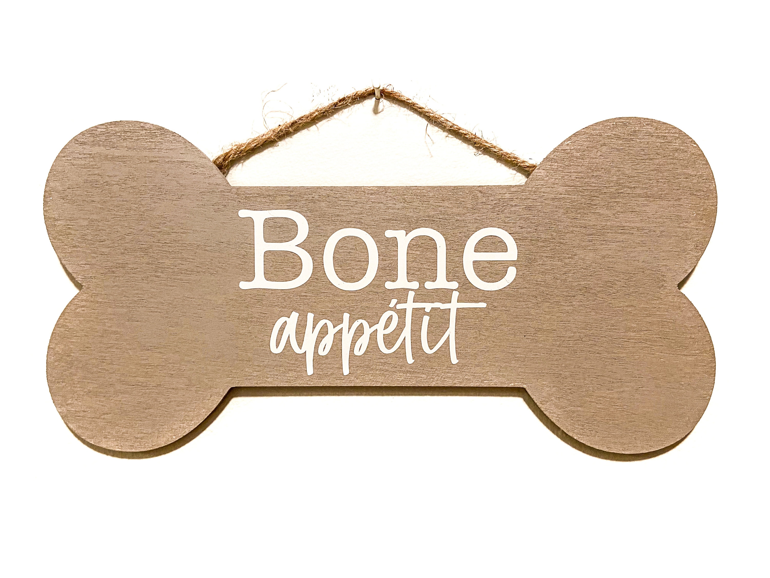 Bone Appétit Dog Hanging Wall Decorhome Decorsigns for Dog Etsy