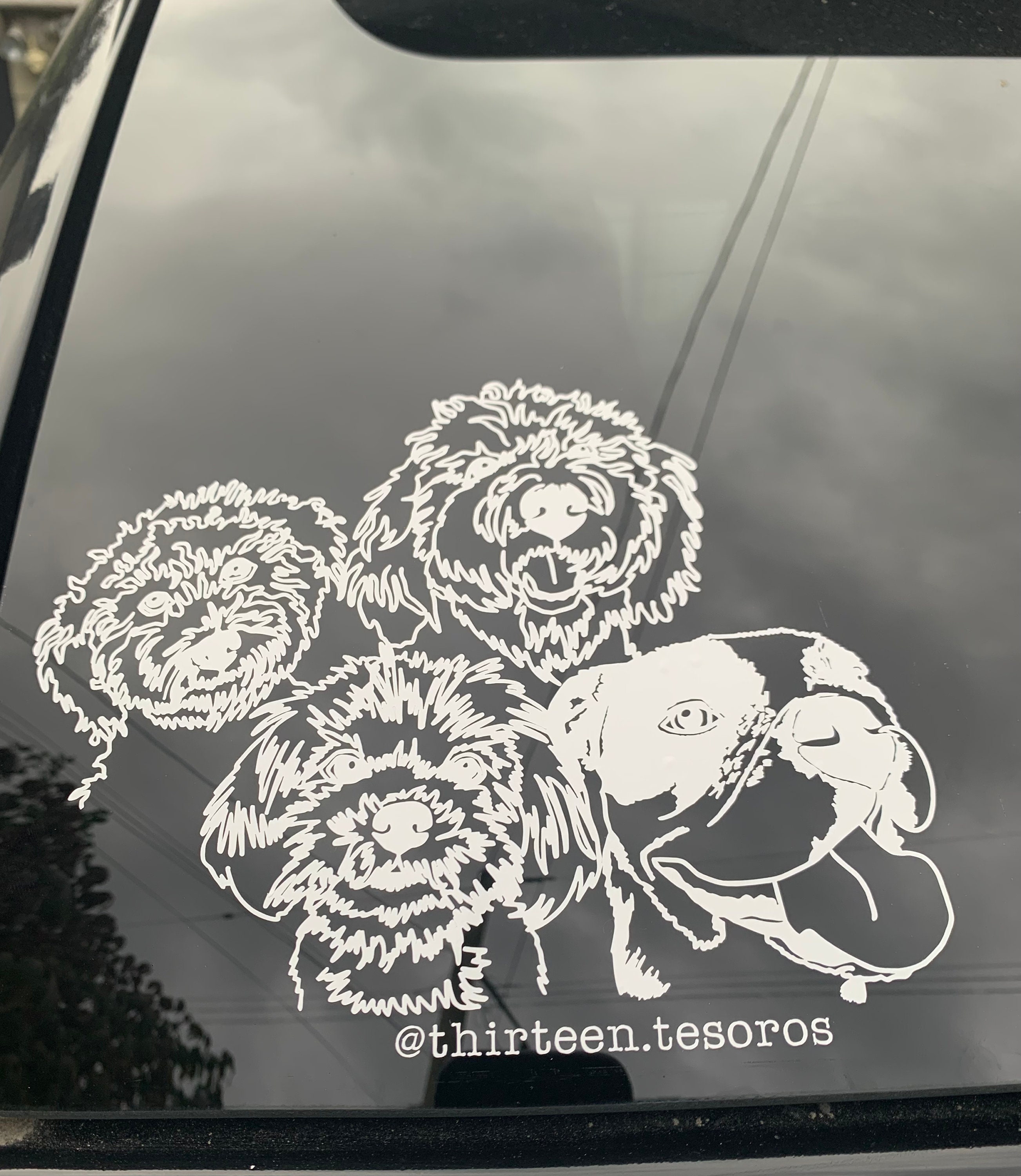 Custom Pet Car Decal Dog/cat Vinyl Decals Laptop Decal Etsy Canada