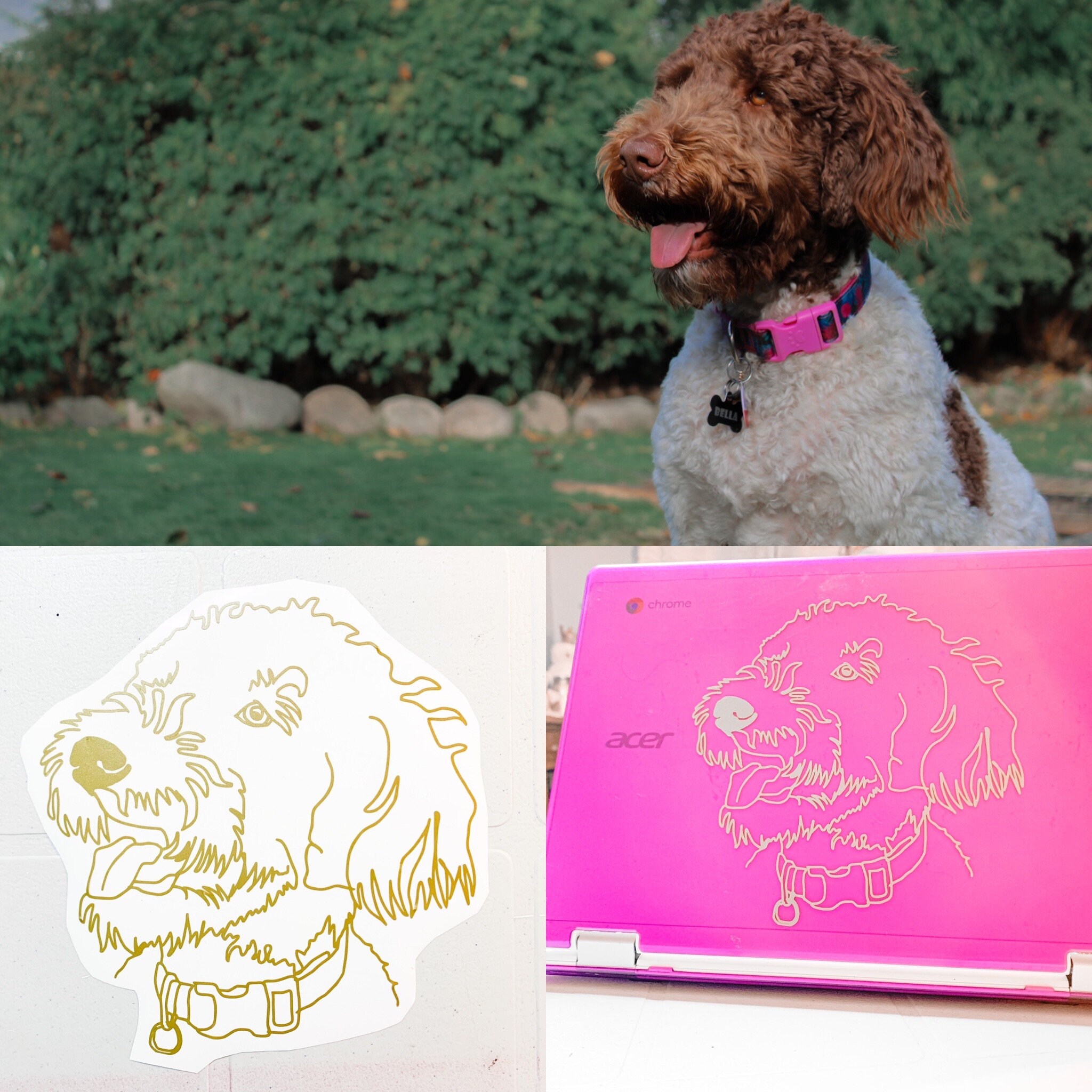 Custom Pet Car Decal Dog/cat Vinyl Decals Laptop Decal Etsy Canada