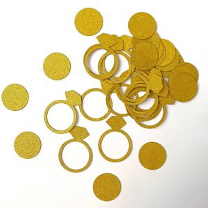 Anillo de bodas de soltera, Círculo confeti despedida de soltera