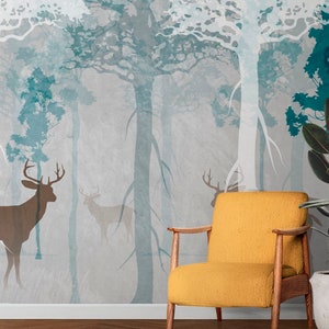 Fairy Forest Wallpaper Kids Room Wall Mural Fairy wallpaper Nursery wall mural