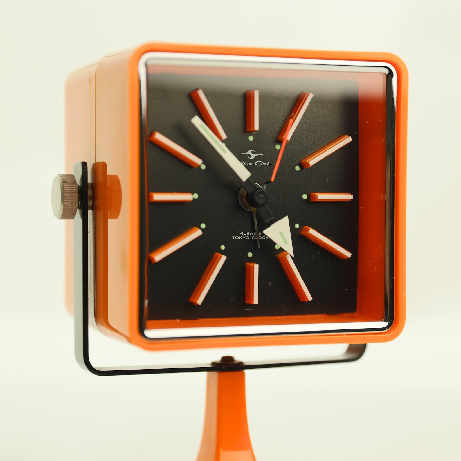 Tokyo 4 jewel electronic alarm clock. Silicon Clock Japan Etsy