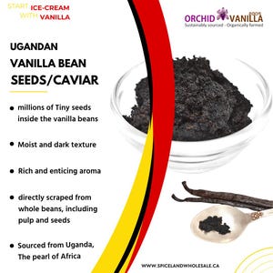 Vanilleschote/Vanillekaviar aus Uganda