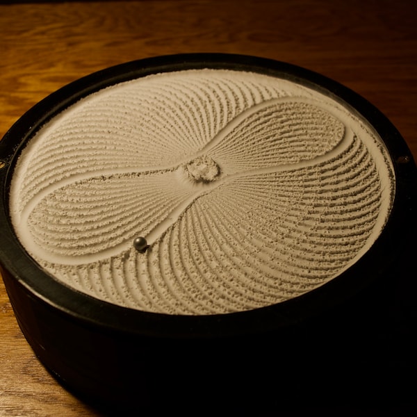 Automatische Zen Garten Sand Schüssel - Kinetische Kunst