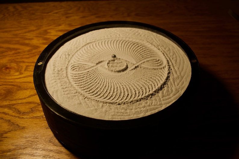 Automatic Zen Garden Sand Bowl Kinetic Art image 4