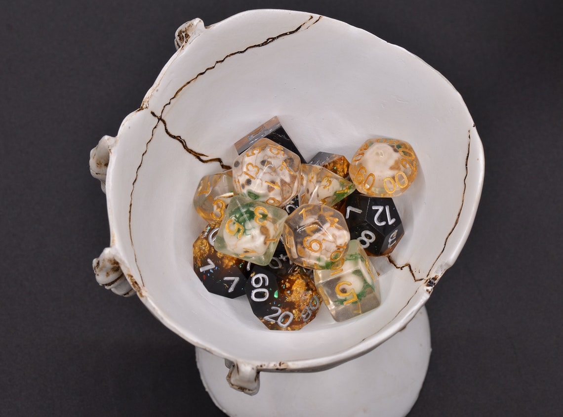 DND Dice Holder dungeons and Dragons Skull Dice Container Etsy