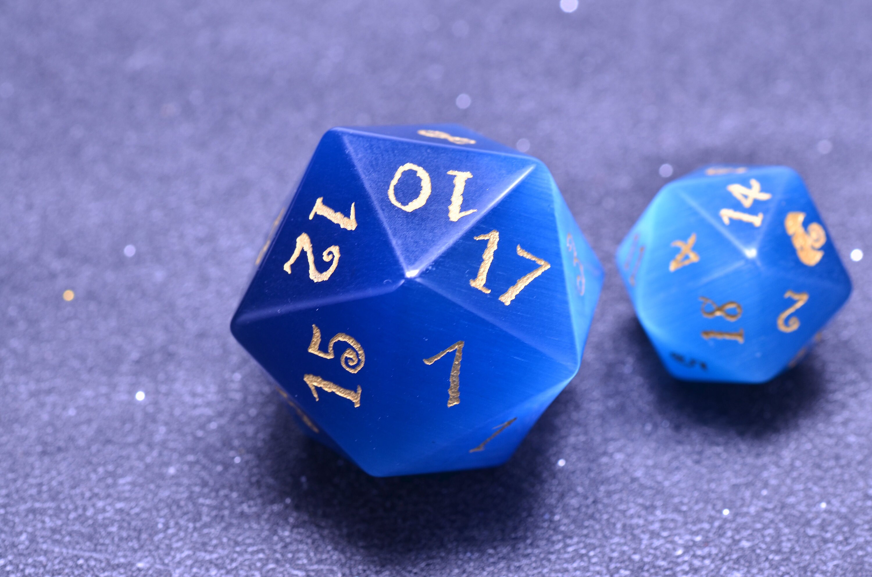Giant Dice Large D20 Dice 25mm Big D20 Gem D20 Dice Etsy