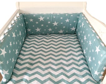 all round padded cot bumper