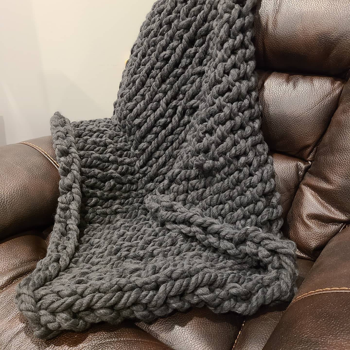 Chunky Knit Throws Etsy