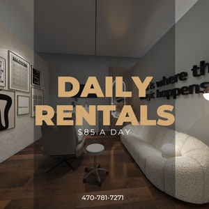 Daily rentals flyer template salon suites