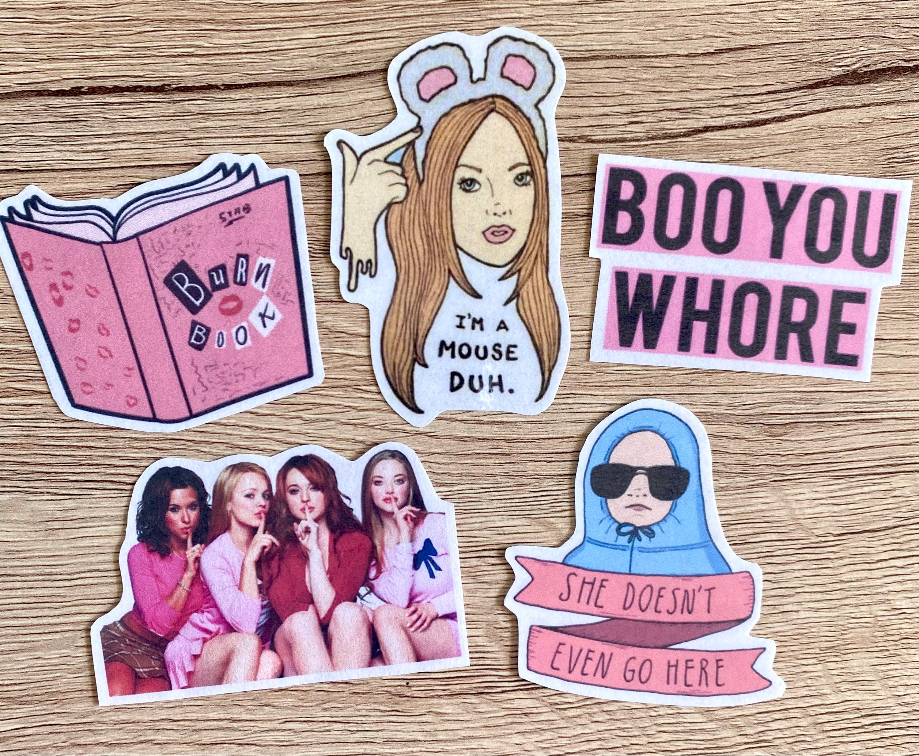 Mean Girls Sticker Set Matte Vinyl Stickers Standard Etsy