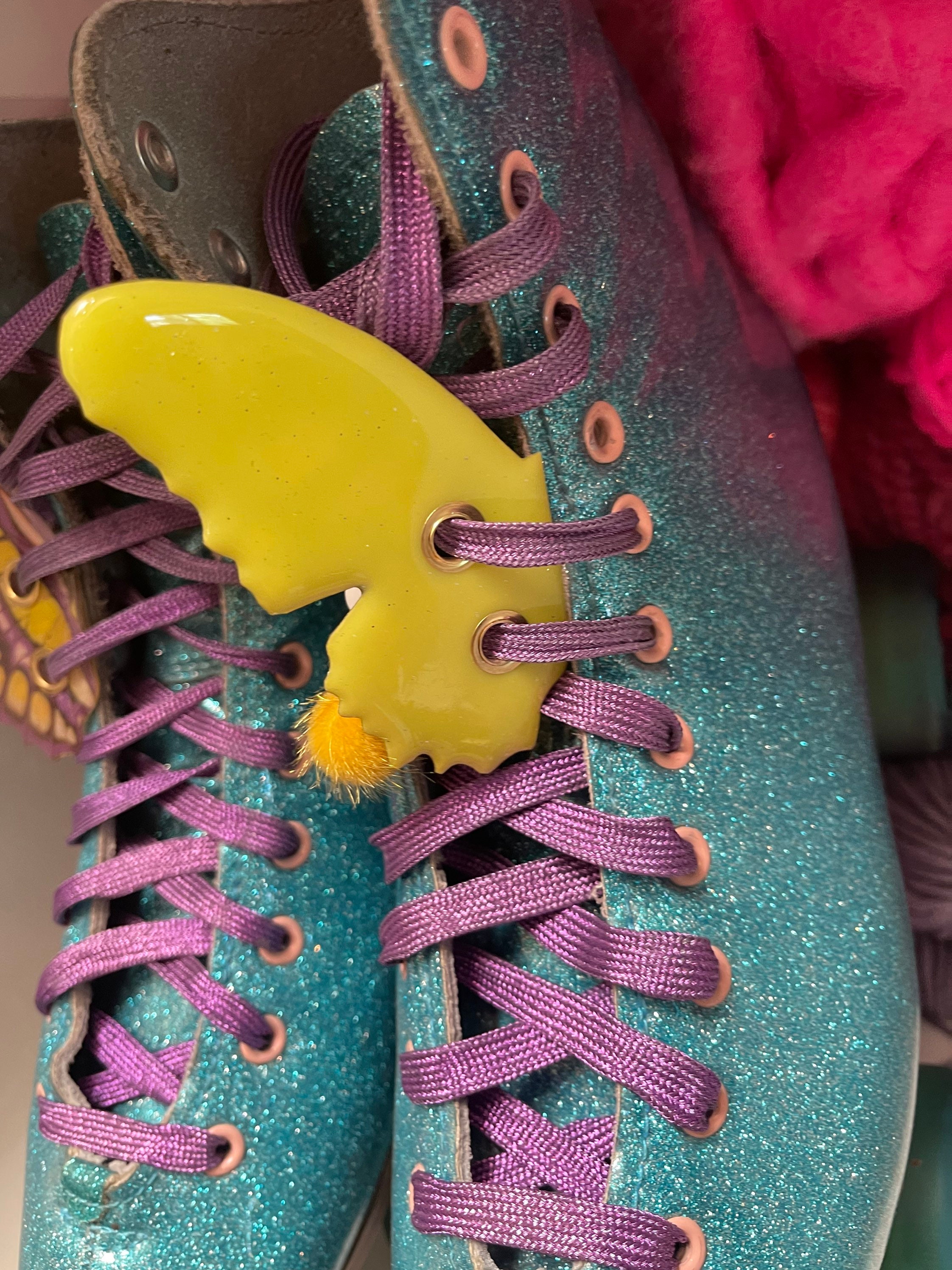 Roller Skate Accessories Razzmic Berry Roller Skate Wings Etsy