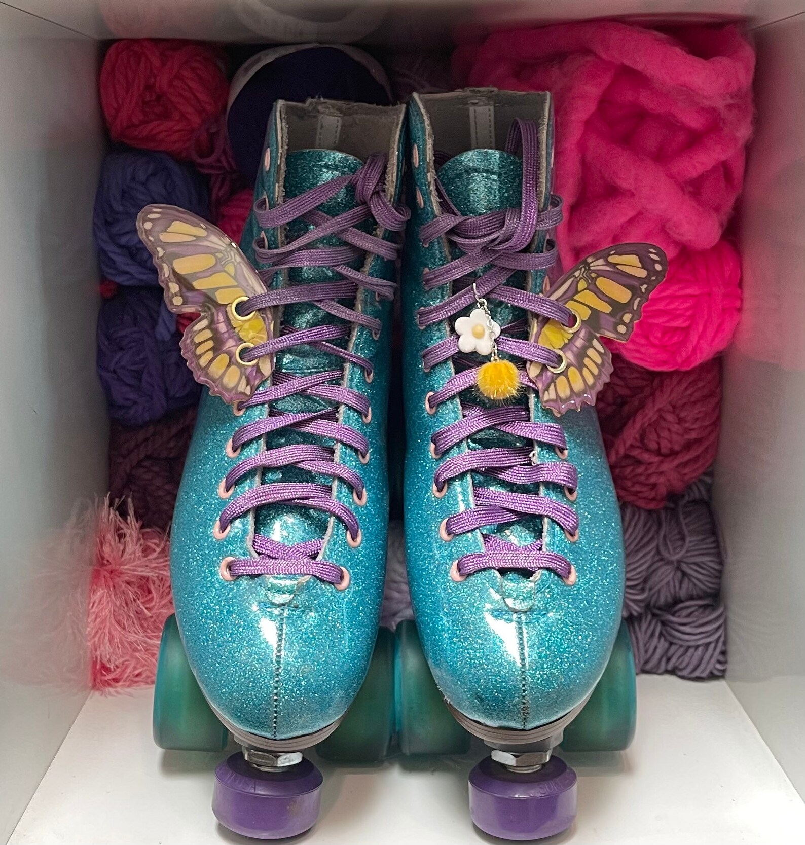 Roller Skate Accessories Razzmic Berry Roller Skate Wings Etsy