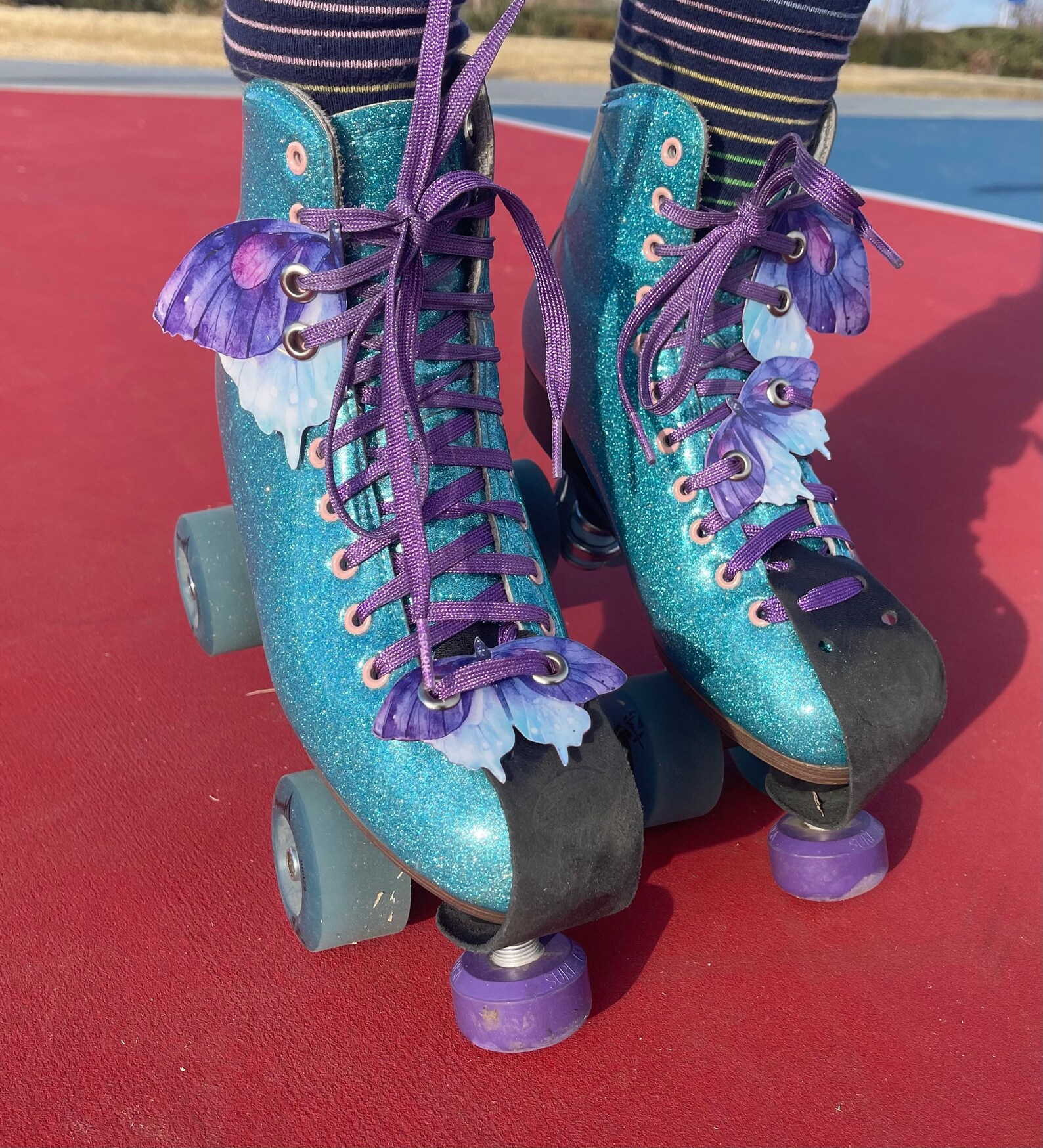 Mia Roller Skate Butterfly Wings Etsy