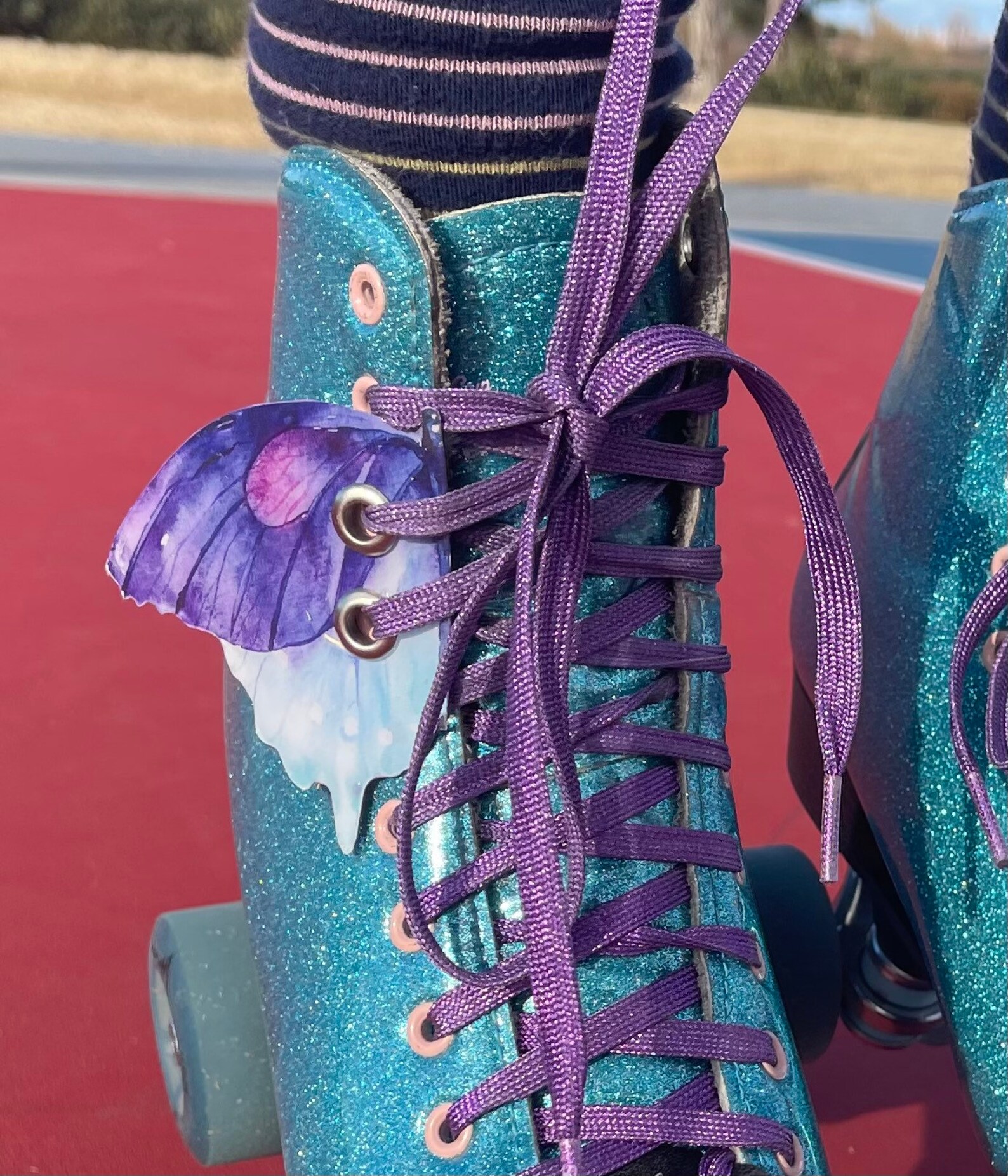 Mia Roller Skate Butterfly Wings Etsy