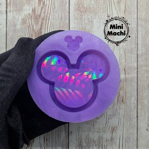 2.25 inch Holographic Mouse Dry Shaker Silicone Mold Resin Mold