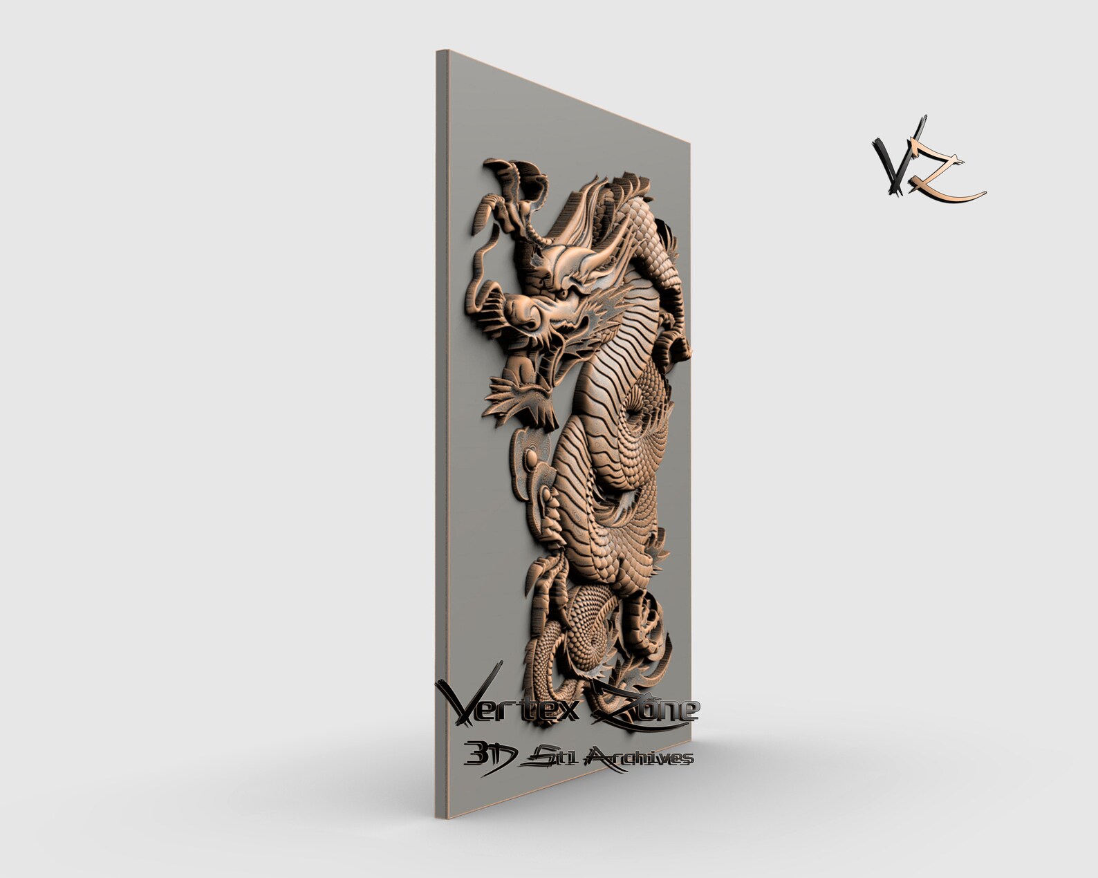 Dragon 3D STL Model for Cnc Users CNC Router Engraver - Etsy