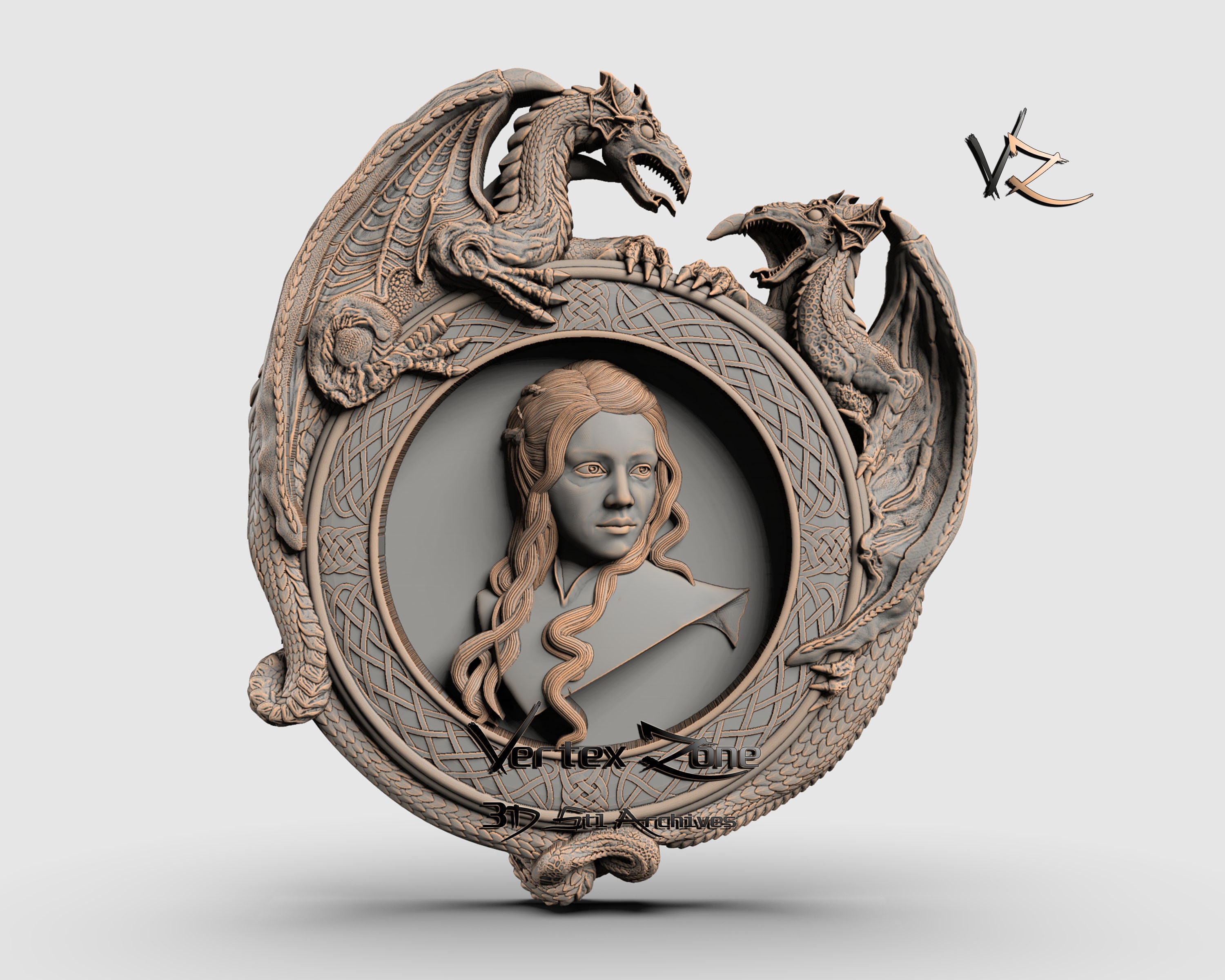 Game of Thrones 3D STL Model for Cnc users CNC Router Etsy