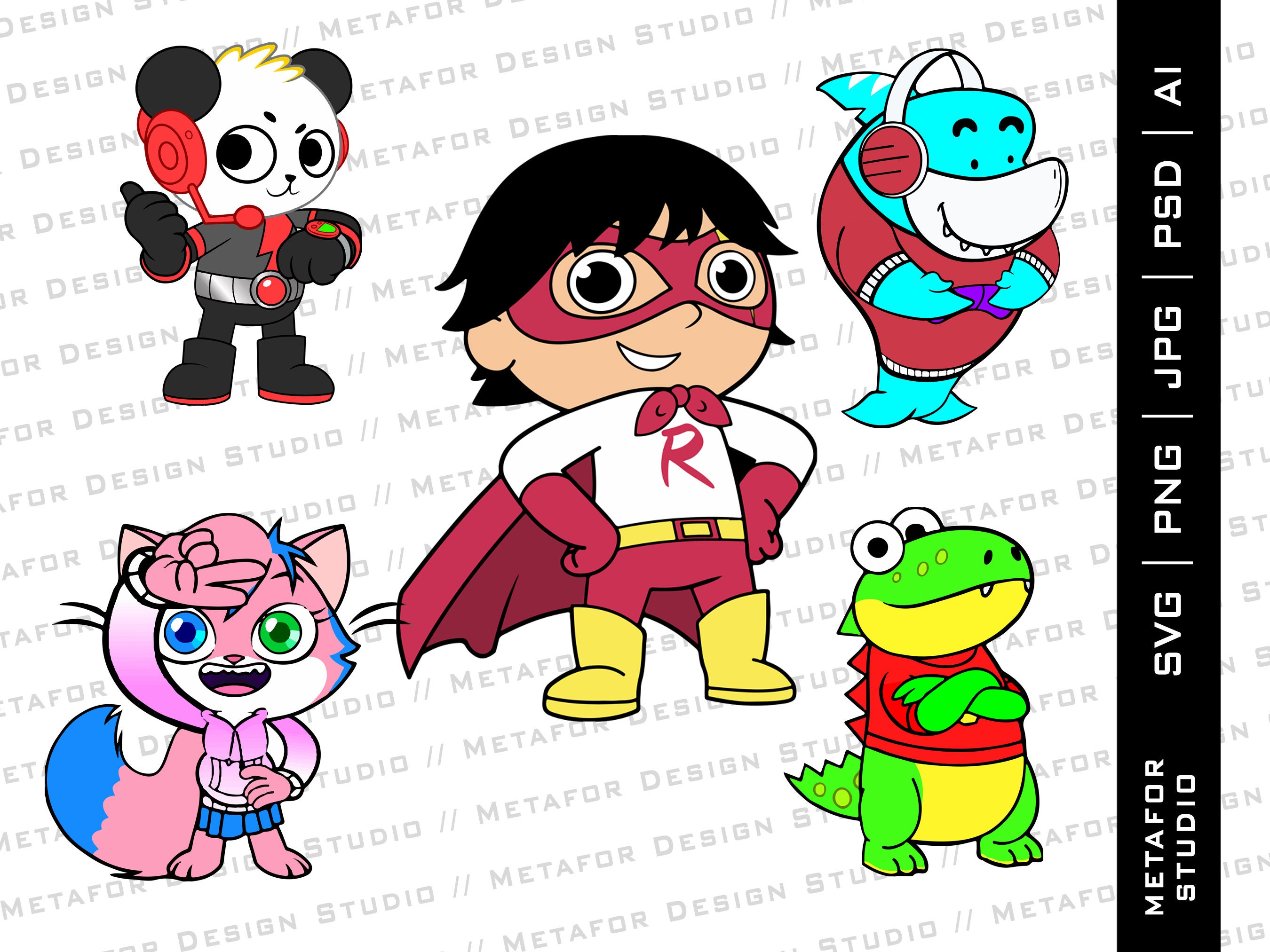 ryans-world-characters-png-svg-jpg-digital-downloads-no-etsy-uk