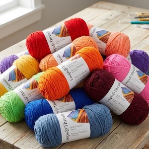 Miękka klasyczna włóczka firmy Loops and Threads