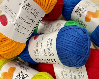 Cuddle Craft Tube Yarn by Loops and Threads (1 skein)
