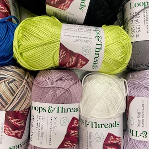 Silky Soft Rayon from Bamboo Yarn by Loops and Threads