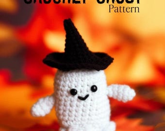 Ghost Amigurumi Crochet Pattern | Beginner Friendly | DIY Plushie | PDF DOWNLOAD