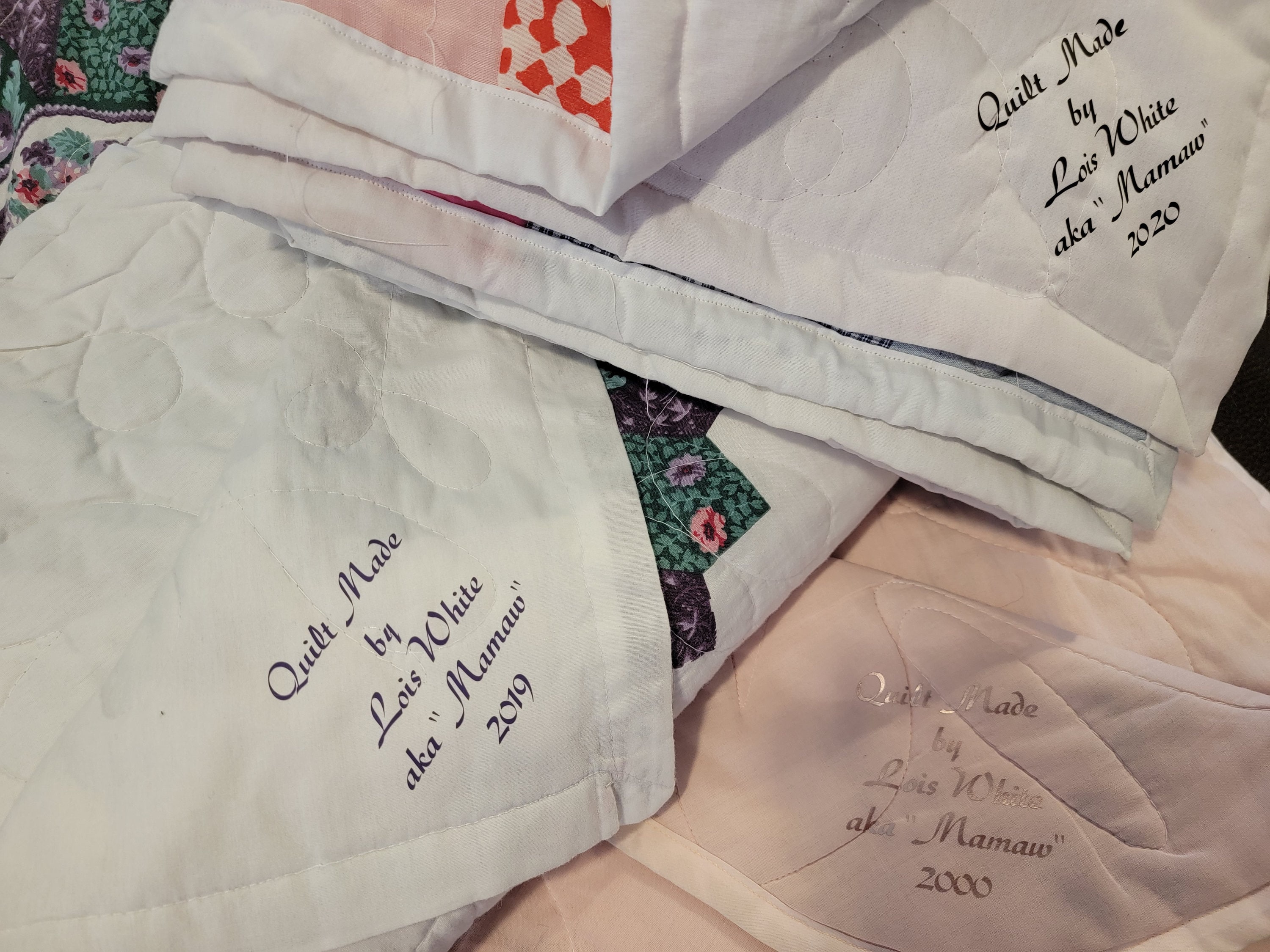 Personalized Quilt Label Iron On Decal Made by Label Iron On Etsy