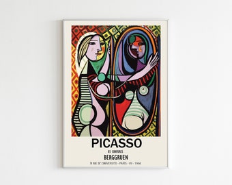 Picasso Girl Mirror Etsy