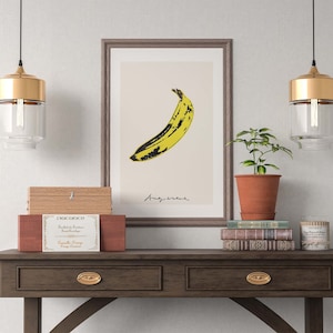 Andy Warhol Banana, Velvet Underground Poster, Warhol Poster, Home Decor, Wall Art, Museum Print, Museum Print, Retro Art, Vintage Poster
