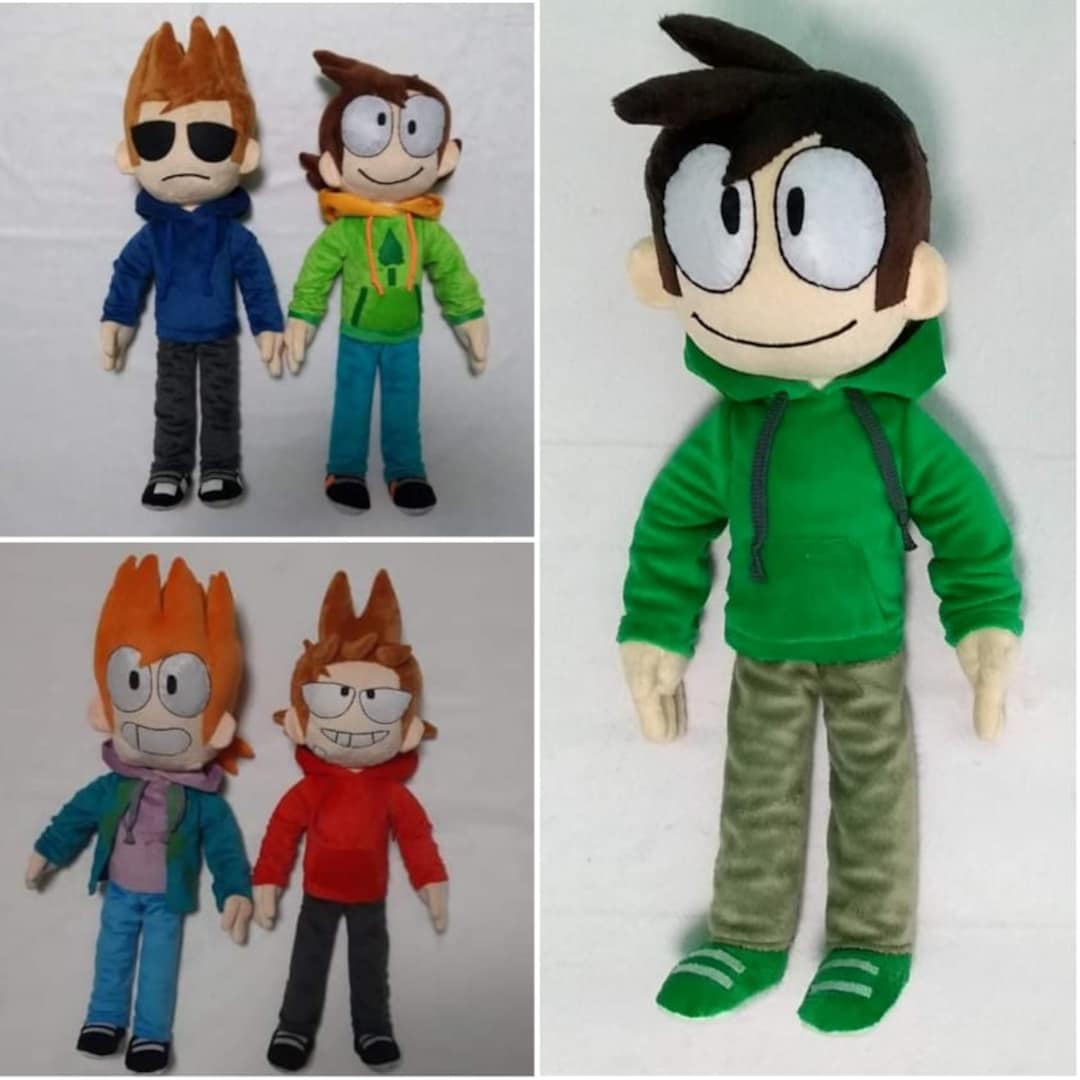 Muñeca De Peluche Eddsworld Edd Tord Matt Tom, 4 Piezas