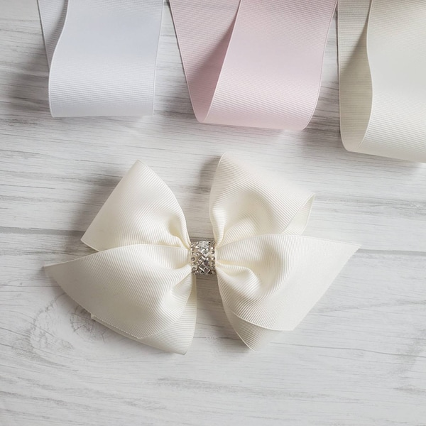 Boutique Bow, Newborn Large Bow, Oversized Clip Hair Bow