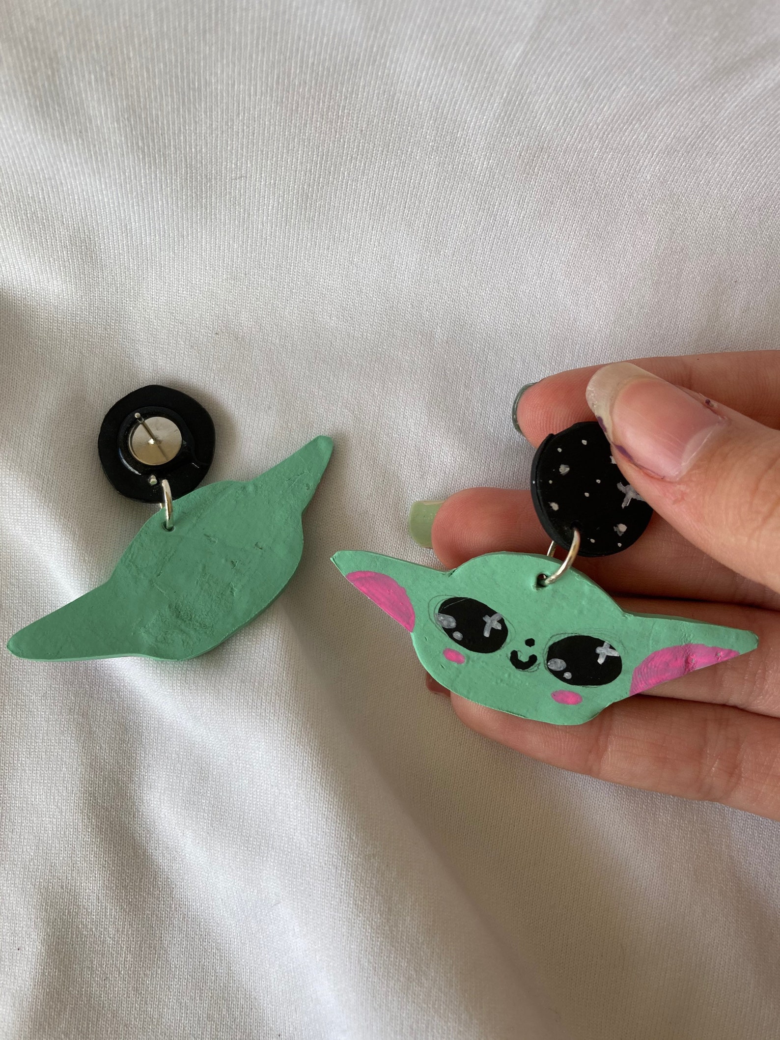 Baby Yoda the child Earrings Etsy