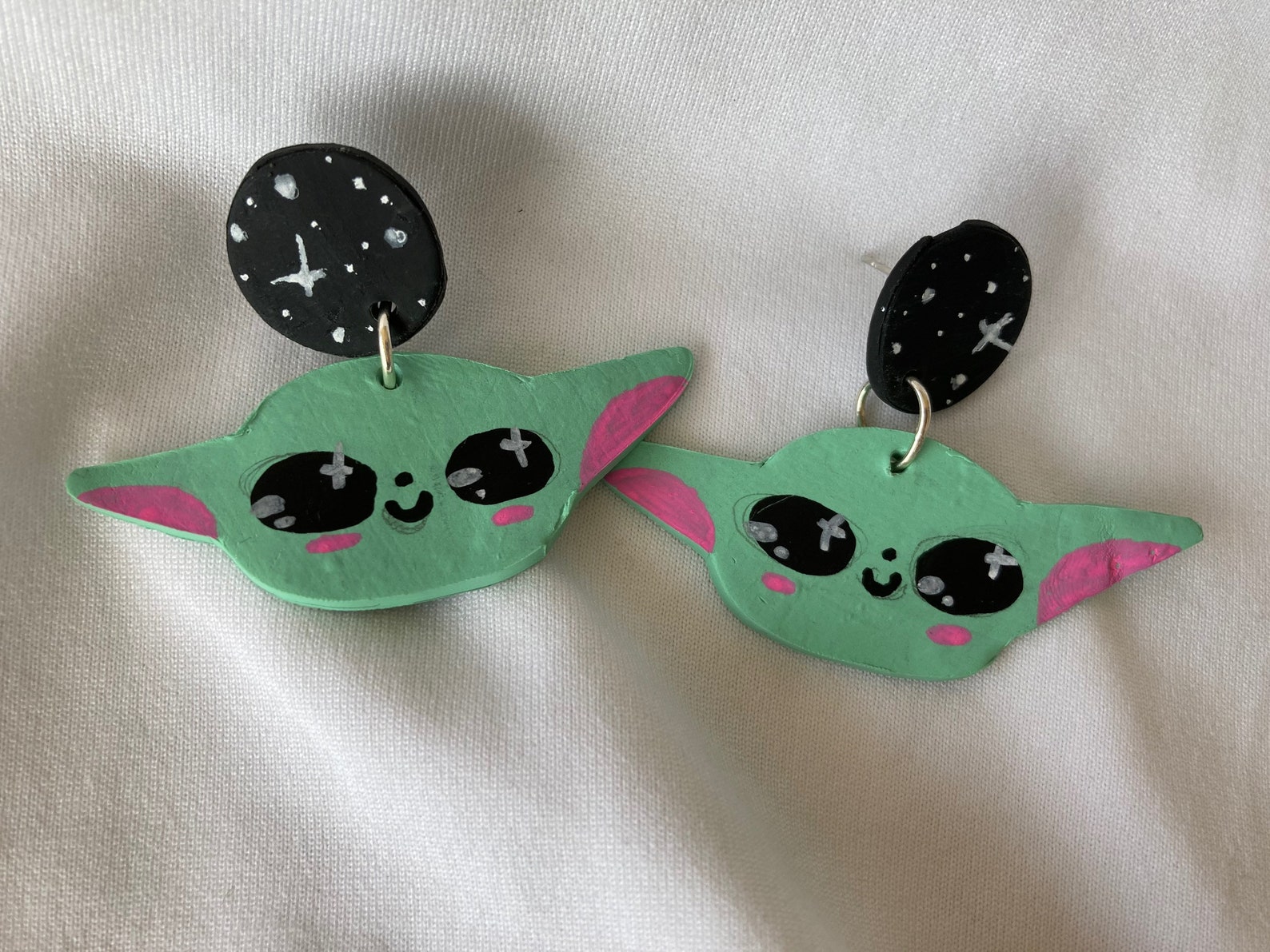 Baby Yoda the child Earrings Etsy