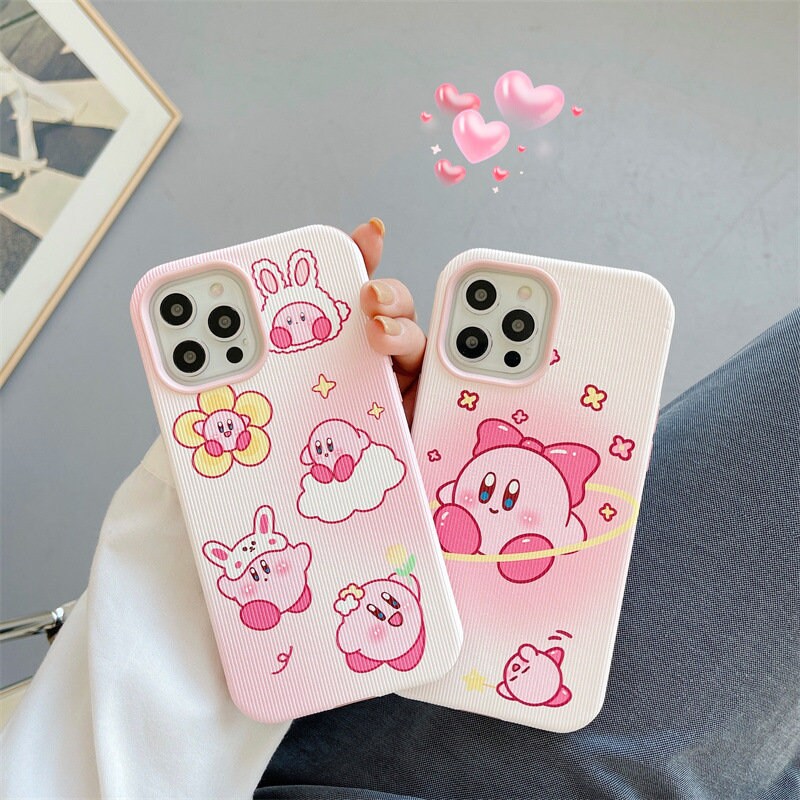 Cute Pink Kirby Star Soft Tpu Iphone Case Apple Iphone Etsy New Zealand