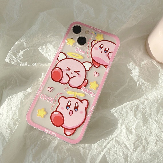 Cartoon Cute Clear Dream Kirby Clear Soft Tpu Iphone Case Etsy