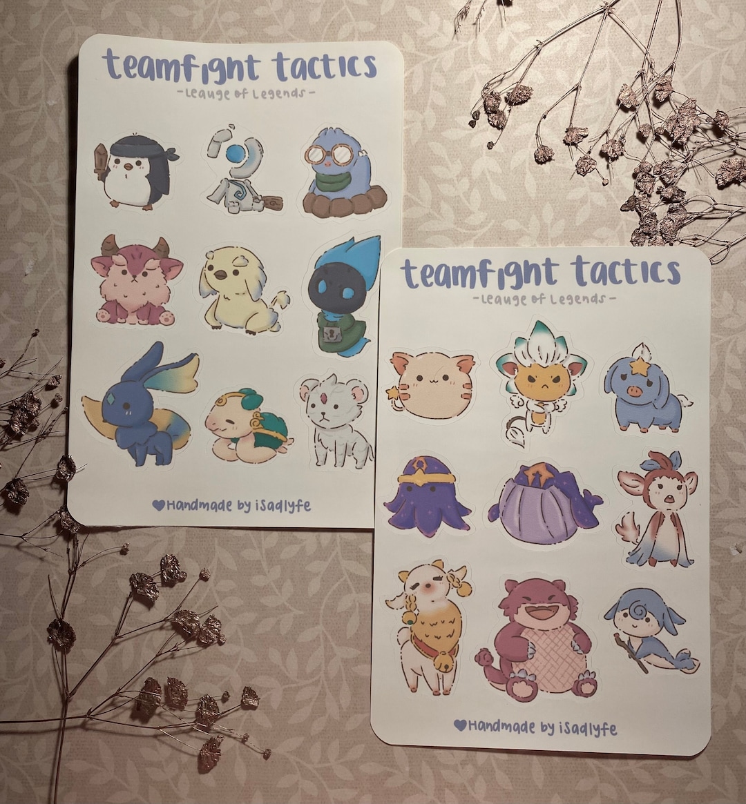 League of Legends Stickers || Teamfight Tactics Little Legends - Etsy