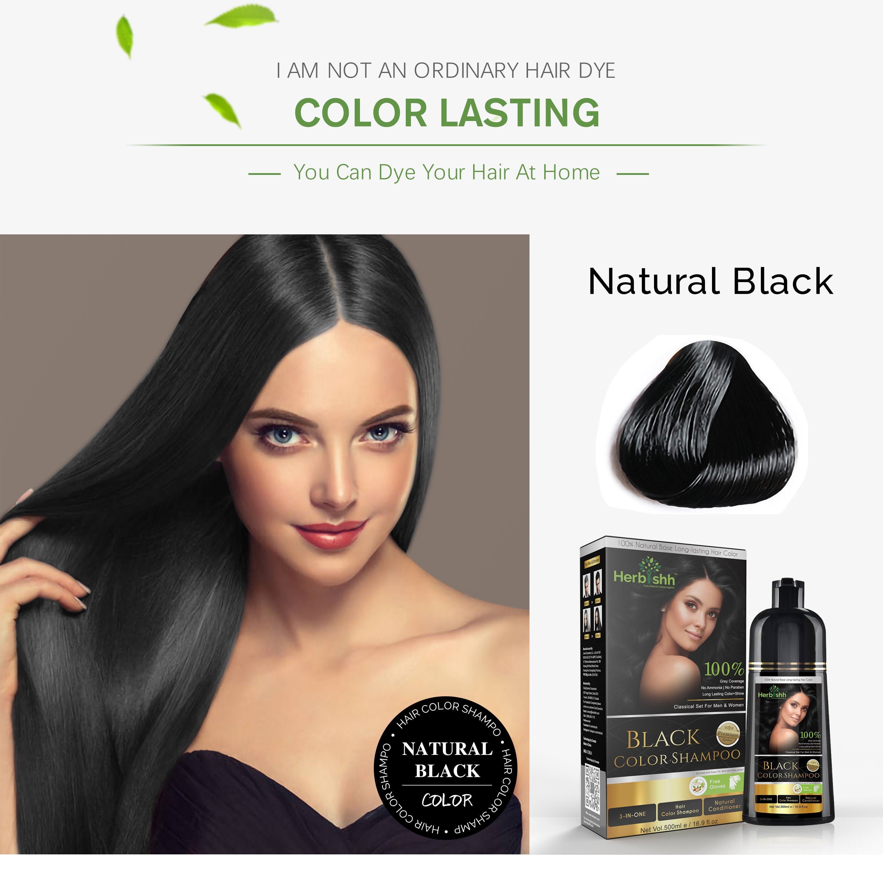 Hair Color Shampoo for Gray HairNatural Hair Dye Etsy