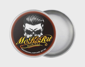 Mokeru Hair Wax 30g Strong Hold Natural Styling Wax for Men Anti-Frizz Shine
