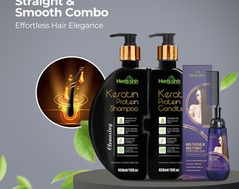 Combo for Straight & smooth hair - Herbishh