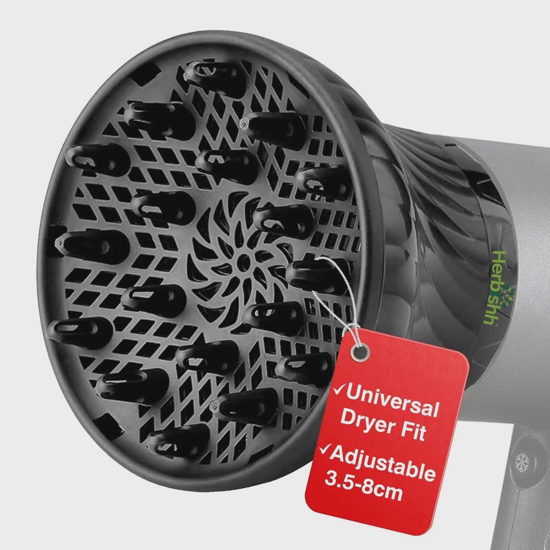 Herbishh Universal Hair Dryer Diffuser | Anti-frizz, Curl Definition ...
