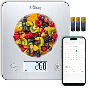 Bisonbody Digital Food Kitchen Scale with Smart App