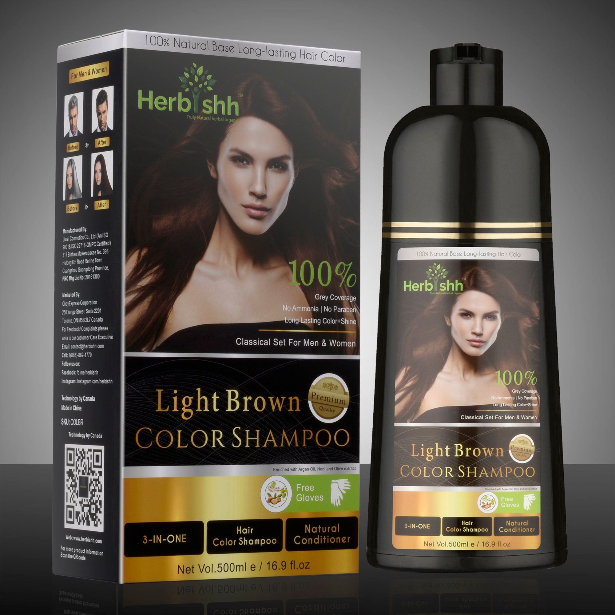 Hair Color Shampoo for Gray HairNatural Hair Dye | Etsy