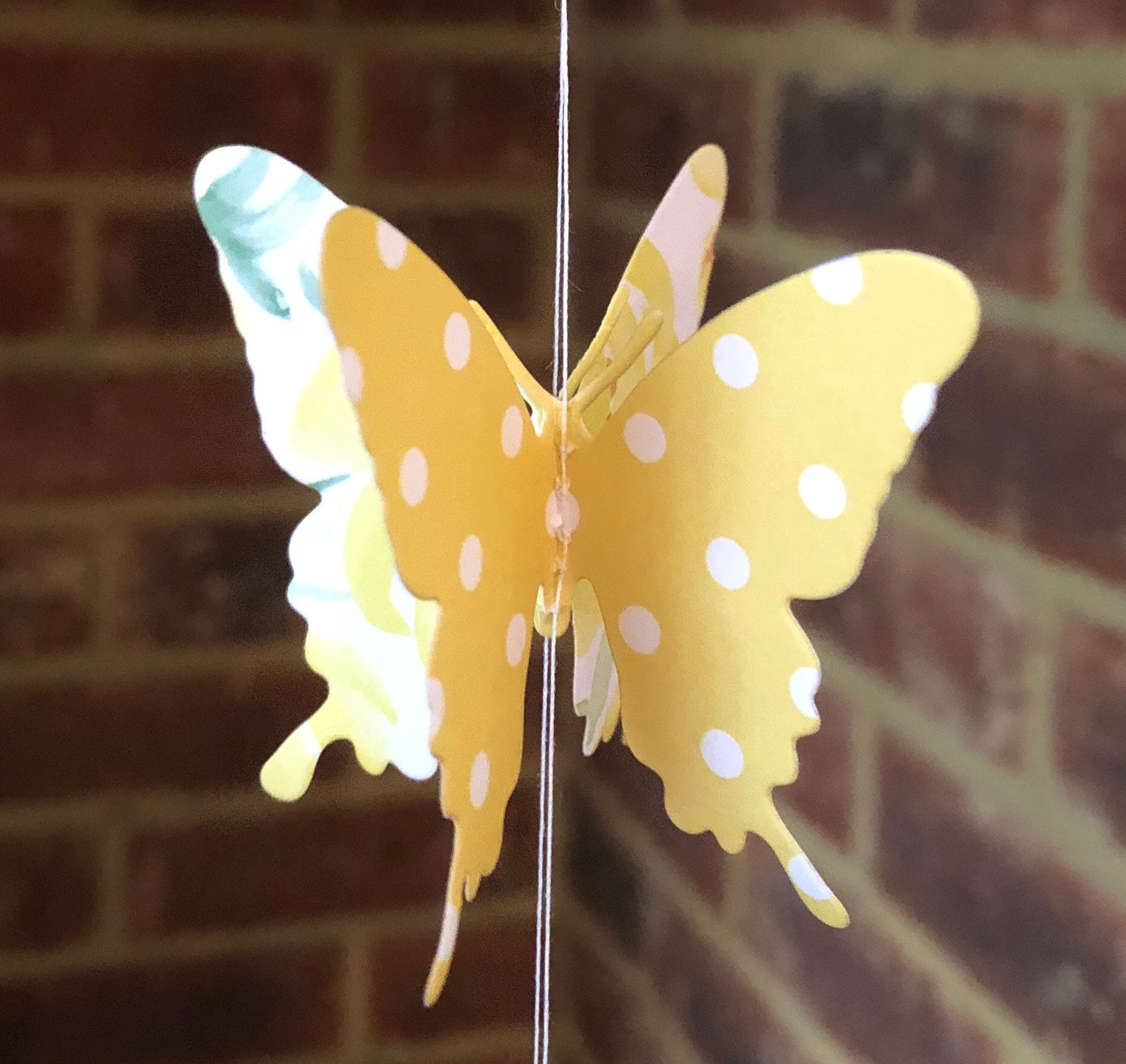 Butterfly garland 3D garland wedding decor photo shot Etsy