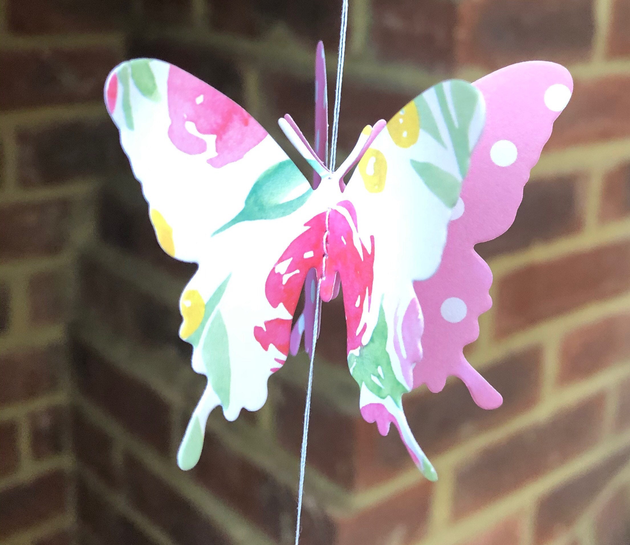 Butterfly garland 3D garland wedding decor photo shot Etsy