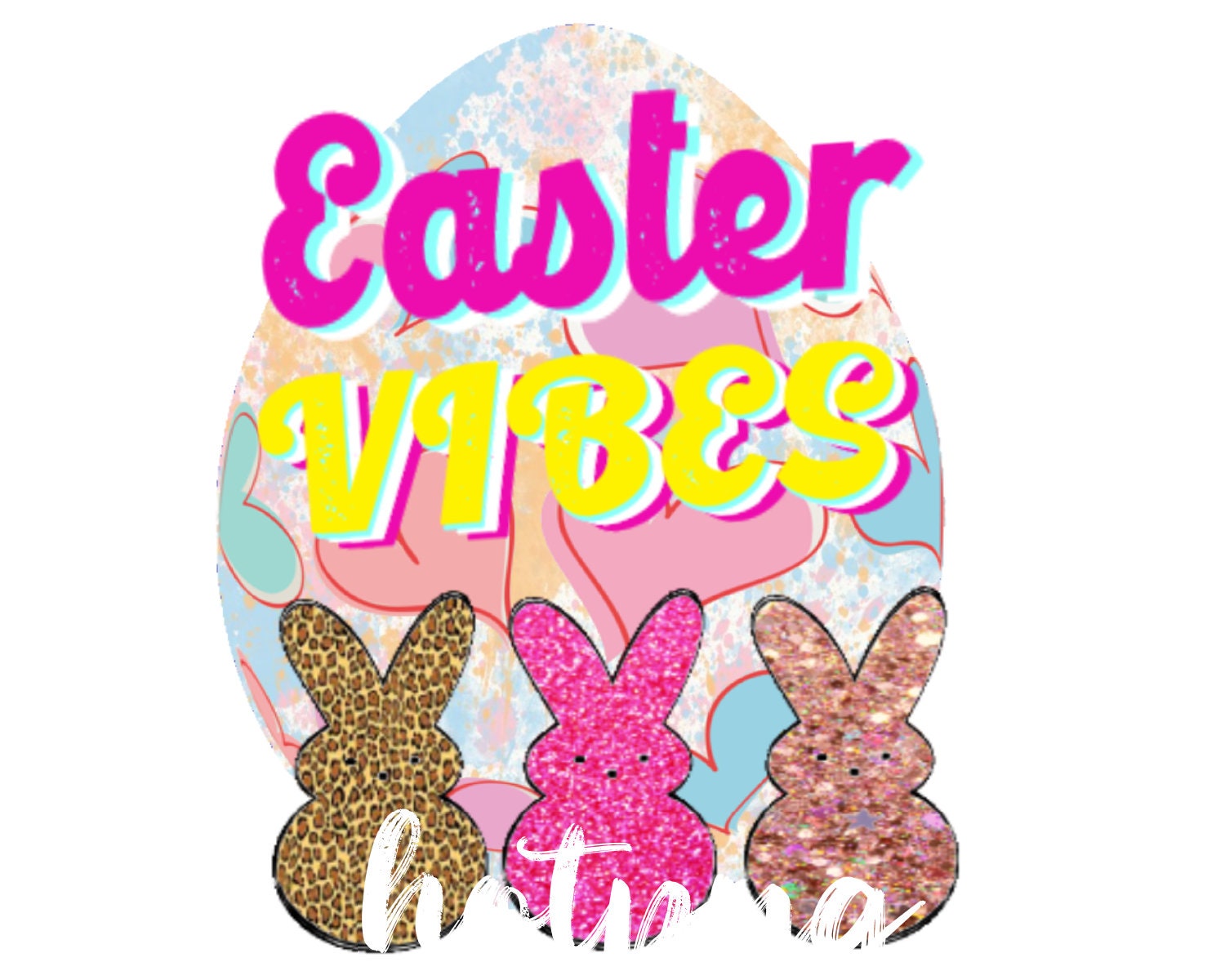 Easter Vibes Peeps Sublimation Instant Download Clipart - Etsy