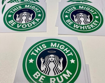 Starbucks Coffee Vinyl decal, Gifts, stickers, gift, decor, car accessories, art, sticker, custom, car decal, bumper stickers, print, sign