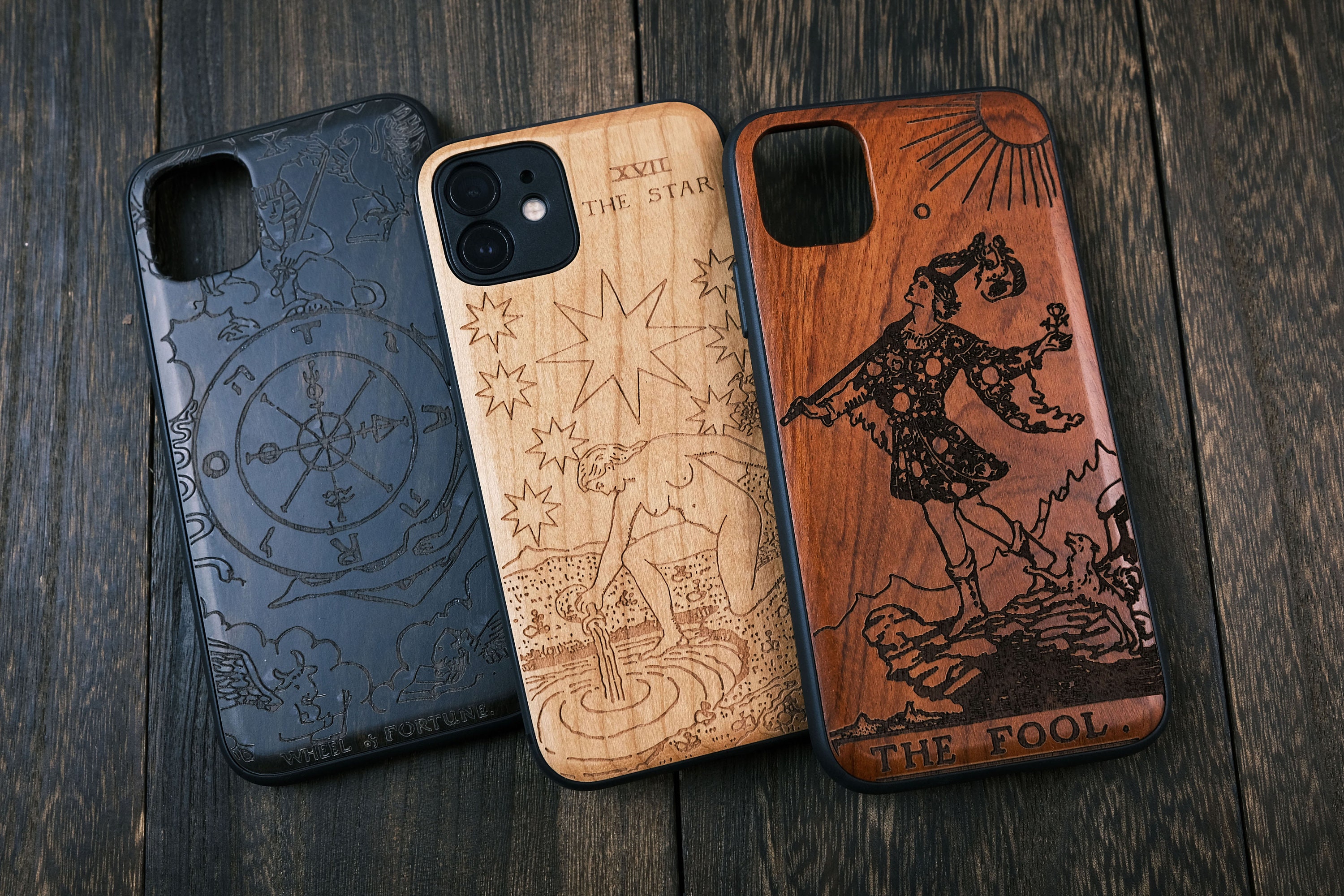  Carveit Wood Case for Galaxy S22 Ultra Case 2022
